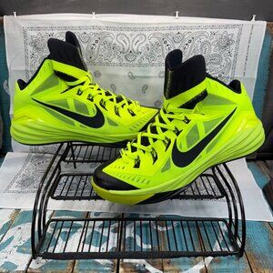 Nike Hyperdunk 2014 Men's Sz 10.5 High Top Athletic Basketball Shoes Volt/Black